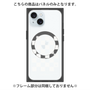 プレミアムパネル with MagSafe［ Racing checkered flag White - レーシングチェッカーフラッグ ホワイト ］