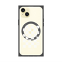 プレミアムパネル with MagSafe［ Racing checkered flag White - レーシングチェッカーフラッグ ホワイト ］