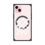 プレミアムパネル with MagSafe［ Racing checkered flag White - レーシングチェッカーフラッグ ホワイト ］