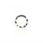 プレミアムパネル with MagSafe［ Racing checkered flag White - レーシングチェッカーフラッグ ホワイト ］