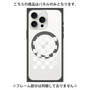 プレミアムパネル with MagSafe［ Racing checkered flag White - レーシングチェッカーフラッグ ホワイト ］