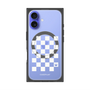 プレミアムパネル with MagSafe［ Racing checkered flag White - レーシングチェッカーフラッグ ホワイト ］