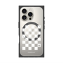 プレミアムパネル with MagSafe［ Racing checkered flag White - レーシングチェッカーフラッグ ホワイト ］