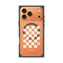 プレミアムパネル with MagSafe［ Racing checkered flag White - レーシングチェッカーフラッグ ホワイト ］
