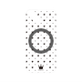 プレミアムパネル with MagSafe［ CASEPLAY Crown dots Black - ケースプレイ・クラウン・ドッツ ブラック ］