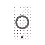 プレミアムパネル with MagSafe［ CASEPLAY Crown dots Black - ケースプレイ・クラウン・ドッツ ブラック ］