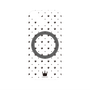 プレミアムパネル with MagSafe［ CASEPLAY Crown dots Black - ケースプレイ・クラウン・ドッツ ブラック ］
