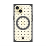 プレミアムパネル with MagSafe［ CASEPLAY Crown dots Black - ケースプレイ・クラウン・ドッツ ブラック ］