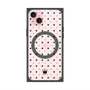 プレミアムパネル with MagSafe［ CASEPLAY Crown dots Black - ケースプレイ・クラウン・ドッツ ブラック ］