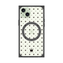 プレミアムパネル with MagSafe［ CASEPLAY Crown dots Black - ケースプレイ・クラウン・ドッツ ブラック ］