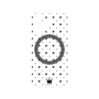 プレミアムパネル with MagSafe［ CASEPLAY Crown dots Black - ケースプレイ・クラウン・ドッツ ブラック ］