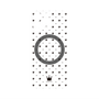 プレミアムパネル with MagSafe［ CASEPLAY Crown dots Black - ケースプレイ・クラウン・ドッツ ブラック ］