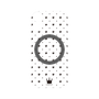 プレミアムパネル with MagSafe［ CASEPLAY Crown dots Black - ケースプレイ・クラウン・ドッツ ブラック ］