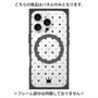 プレミアムパネル with MagSafe［ CASEPLAY Crown dots Black - ケースプレイ・クラウン・ドッツ ブラック ］