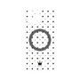 プレミアムパネル with MagSafe［ CASEPLAY Crown dots Black - ケースプレイ・クラウン・ドッツ ブラック ］