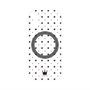 プレミアムパネル with MagSafe［ CASEPLAY Crown dots Black - ケースプレイ・クラウン・ドッツ ブラック ］