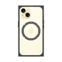 プレミアムパネル with MagSafe［ CASEPLAY Crown dots White - ケースプレイ・クラウン・ドッツ ホワイト ］