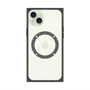 プレミアムパネル with MagSafe［ CASEPLAY Crown dots White - ケースプレイ・クラウン・ドッツ ホワイト ］