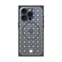 プレミアムパネル with MagSafe［ CASEPLAY Crown dots White - ケースプレイ・クラウン・ドッツ ホワイト ］