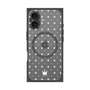 プレミアムパネル with MagSafe［ CASEPLAY Crown dots White - ケースプレイ・クラウン・ドッツ ホワイト ］