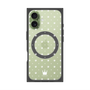 プレミアムパネル with MagSafe［ CASEPLAY Crown dots White - ケースプレイ・クラウン・ドッツ ホワイト ］