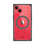 プレミアムパネル with MagSafe［ CASEPLAY Crown dots Red - ケースプレイ・クラウン・ドッツ レッド ］