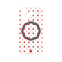 プレミアムパネル with MagSafe［ CASEPLAY Crown dots Red - ケースプレイ・クラウン・ドッツ レッド ］