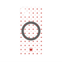 プレミアムパネル with MagSafe［ CASEPLAY Crown dots Red - ケースプレイ・クラウン・ドッツ レッド ］