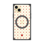 プレミアムパネル with MagSafe［ CASEPLAY Crown dots Red - ケースプレイ・クラウン・ドッツ レッド ］