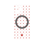 プレミアムパネル with MagSafe［ CASEPLAY Crown dots Red - ケースプレイ・クラウン・ドッツ レッド ］