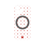 プレミアムパネル with MagSafe［ CASEPLAY Crown dots Red - ケースプレイ・クラウン・ドッツ レッド ］