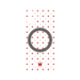 プレミアムパネル with MagSafe［ CASEPLAY Crown dots Red - ケースプレイ・クラウン・ドッツ レッド ］