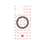 プレミアムパネル with MagSafe［ CASEPLAY Crown dots Red - ケースプレイ・クラウン・ドッツ レッド ］