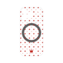 プレミアムパネル with MagSafe［ CASEPLAY Crown dots Red - ケースプレイ・クラウン・ドッツ レッド ］