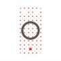 プレミアムパネル with MagSafe［ CASEPLAY Crown dots Red - ケースプレイ・クラウン・ドッツ レッド ］
