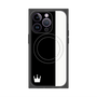 プレミアムパネル with MagSafe［ CASEPLAY Bi-Colors Black & White - ケースプレイ・バイカラー ブラック＆ホワイト ］