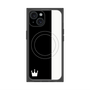 プレミアムパネル with MagSafe［ CASEPLAY Bi-Colors Black & White - ケースプレイ・バイカラー ブラック＆ホワイト ］