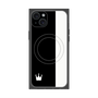 プレミアムパネル with MagSafe［ CASEPLAY Bi-Colors Black & White - ケースプレイ・バイカラー ブラック＆ホワイト ］