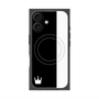 プレミアムパネル with MagSafe［ CASEPLAY Bi-Colors Black & White - ケースプレイ・バイカラー ブラック＆ホワイト ］