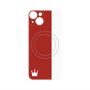 プレミアムパネル with MagSafe［ CASEPLAY Bi-Colors Red & White - ケースプレイ・バイカラー レッド＆ホワイト ］