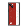 プレミアムパネル with MagSafe［ CASEPLAY Bi-Colors Red & White - ケースプレイ・バイカラー レッド＆ホワイト ］