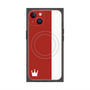 プレミアムパネル with MagSafe［ CASEPLAY Bi-Colors Red & White - ケースプレイ・バイカラー レッド＆ホワイト ］