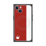 プレミアムパネル with MagSafe［ CASEPLAY Bi-Colors Red & White - ケースプレイ・バイカラー レッド＆ホワイト ］