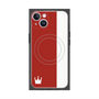プレミアムパネル with MagSafe［ CASEPLAY Bi-Colors Red & White - ケースプレイ・バイカラー レッド＆ホワイト ］