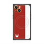 プレミアムパネル with MagSafe［ CASEPLAY Bi-Colors Red & White - ケースプレイ・バイカラー レッド＆ホワイト ］