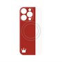 プレミアムパネル with MagSafe［ CASEPLAY Bi-Colors Red & White - ケースプレイ・バイカラー レッド＆ホワイト ］