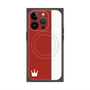 プレミアムパネル with MagSafe［ CASEPLAY Bi-Colors Red & White - ケースプレイ・バイカラー レッド＆ホワイト ］