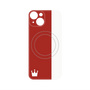 プレミアムパネル with MagSafe［ CASEPLAY Bi-Colors Red & White - ケースプレイ・バイカラー レッド＆ホワイト ］