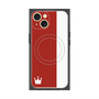 プレミアムパネル with MagSafe［ CASEPLAY Bi-Colors Red & White - ケースプレイ・バイカラー レッド＆ホワイト ］