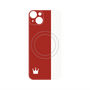 プレミアムパネル with MagSafe［ CASEPLAY Bi-Colors Red & White - ケースプレイ・バイカラー レッド＆ホワイト ］